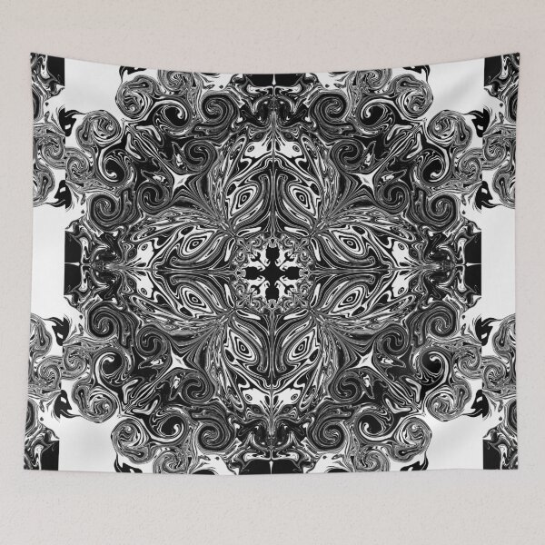 Item preview, Midnight 4 horseman  - elegant abstract pattern designed and sold by CyclingArtist.