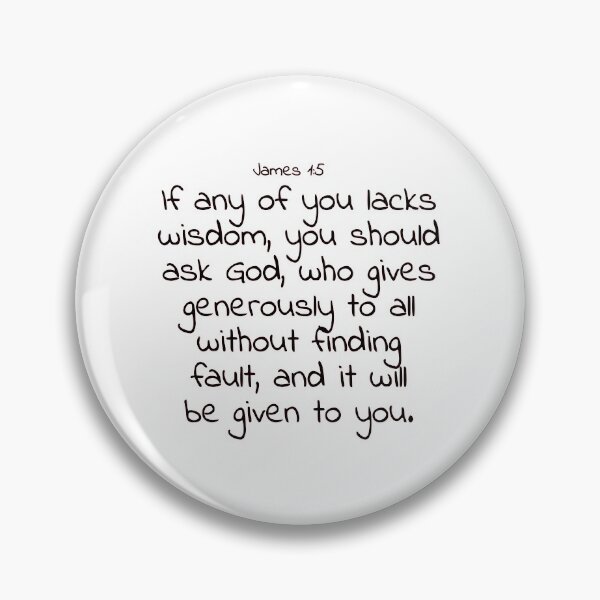 Item preview, Bible verse: James 1:5 designed and sold by john-3-16.