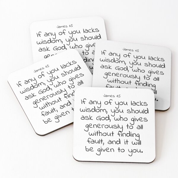 Item preview, Bible verse: James 1:5 designed and sold by john-3-16.