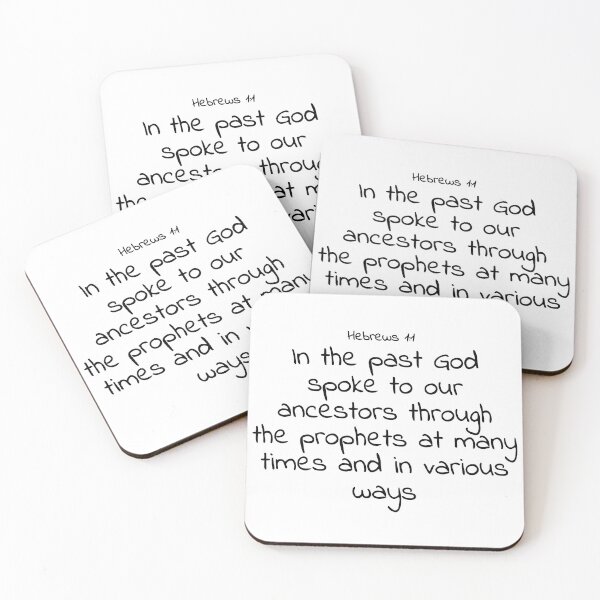 Item preview, Bible verse: Hebrews 1:1 designed and sold by john-3-16.