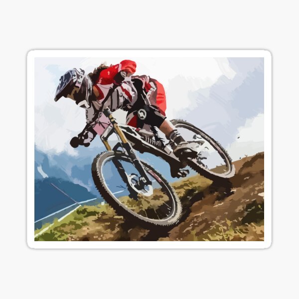 Item preview, Downhill bicyclist designed and sold by Barhavin.