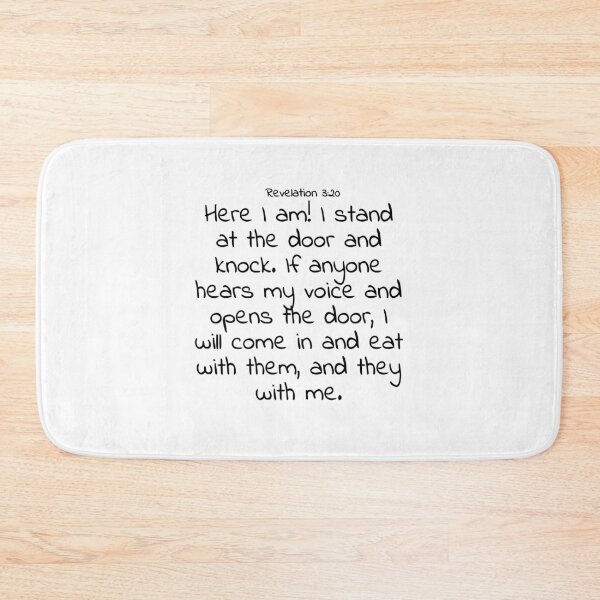Item preview, Bible verse: Revelation 3:20 designed and sold by john-3-16.