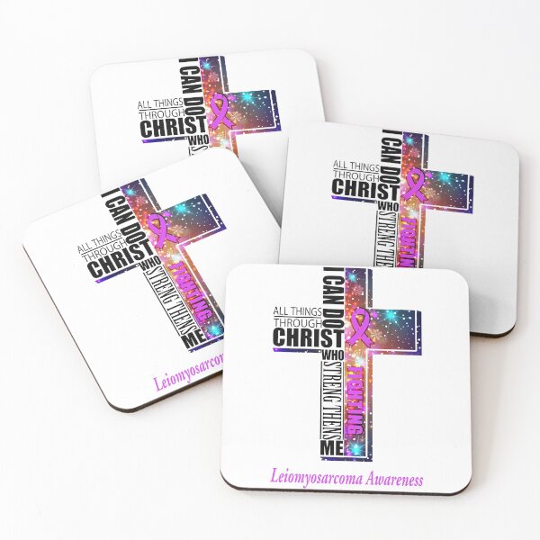 Item preview, I Can Do All Things Through Christ Leiomyosarcoma Awareness designed and sold by Brad-FI.
