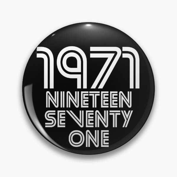 Item preview, 1971 - Birthday Year Design designed and sold by Rhu Creations.