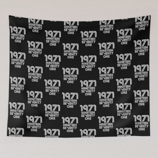 Item preview, 1971 - Birthday Year Design designed and sold by Rhu Creations.