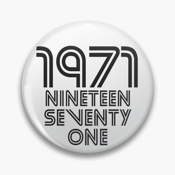 Item preview, 1971 - Birthday Year Design designed and sold by Rhu Creations.