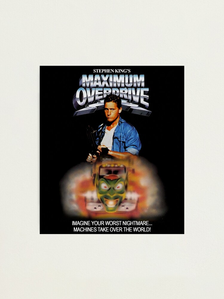 Maximum Overdrive (1986) VHS Poster