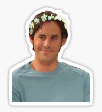 Xander Harris - Flower Crown Sticker
