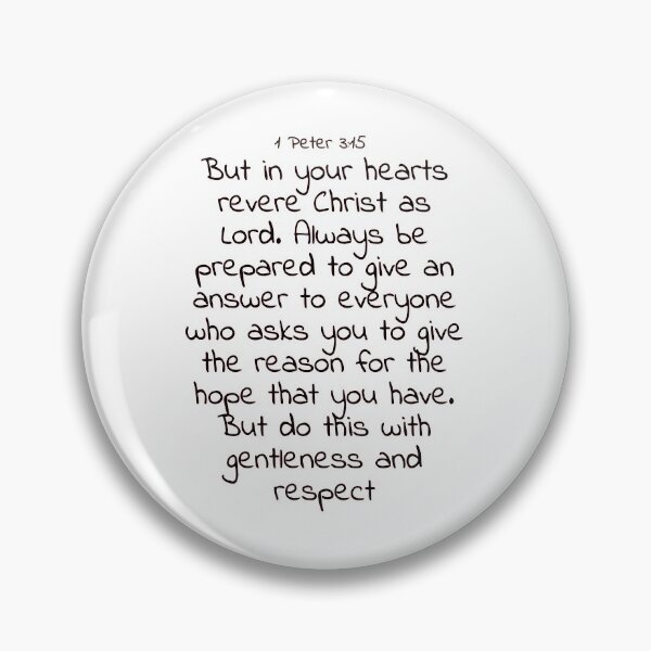 Item preview, Bible verse: 1 Peter 3:15 designed and sold by john-3-16.
