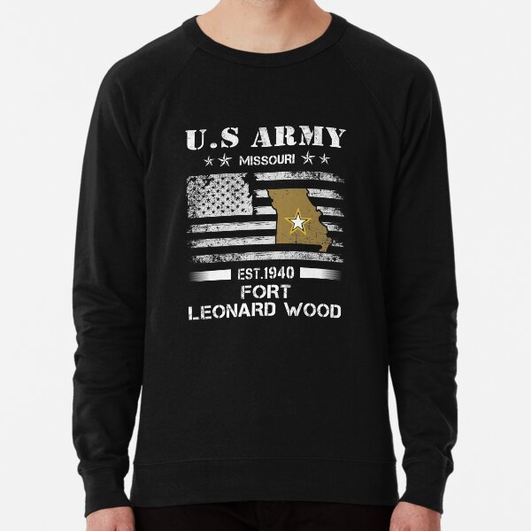 US Army Fort Leonard Wood Missouri Lightweight Sweatshirt