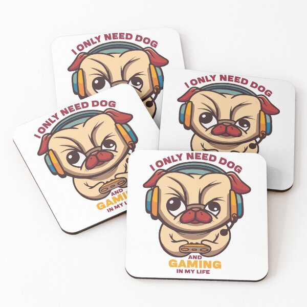 Item preview, I only need dog and gaming in my life  designed and sold by Artezia.