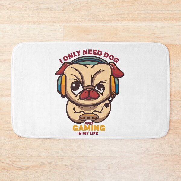 Item preview, I only need dog and gaming in my life  designed and sold by Artezia.