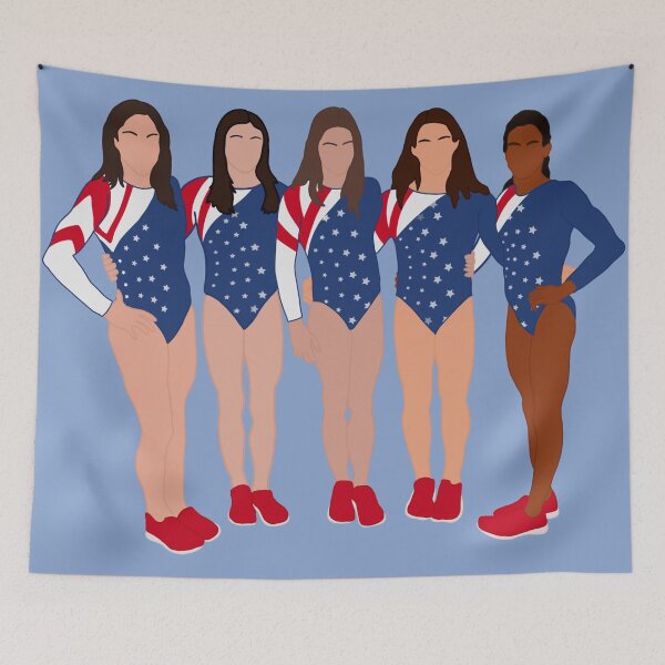 Item preview, 2012 Women’s Gymnastics Fierce Five designed and sold by GrellenDraws.