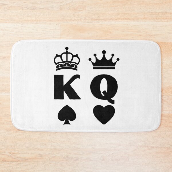 Item preview, King Of Spades Queen Of Hearts, King and Queen in black designed and sold by miraipa.