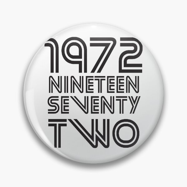 Item preview, 1972 - Birthday Year Design designed and sold by Rhu Creations.