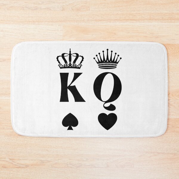 Item preview, King Of Spades Queen Of Hearts, King and Queen in black designed and sold by miraipa.