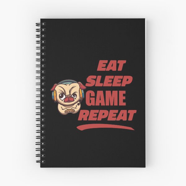 Item preview, eat sleep game repeat t-shirt  designed and sold by Artezia.