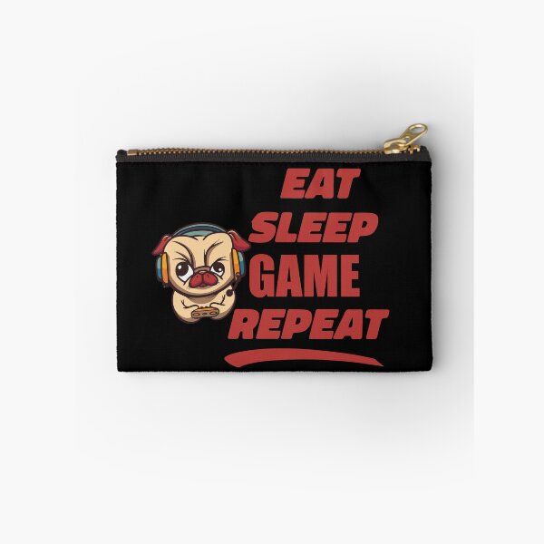 Item preview, eat sleep game repeat t-shirt  designed and sold by Artezia.
