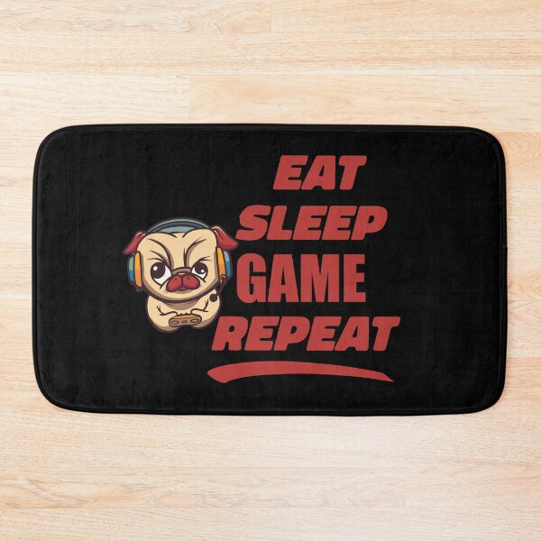 Item preview, eat sleep game repeat t-shirt  designed and sold by Artezia.