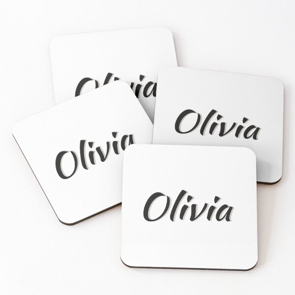Item preview, Olivia - Black with gray outline designed and sold by Empower-Designs.