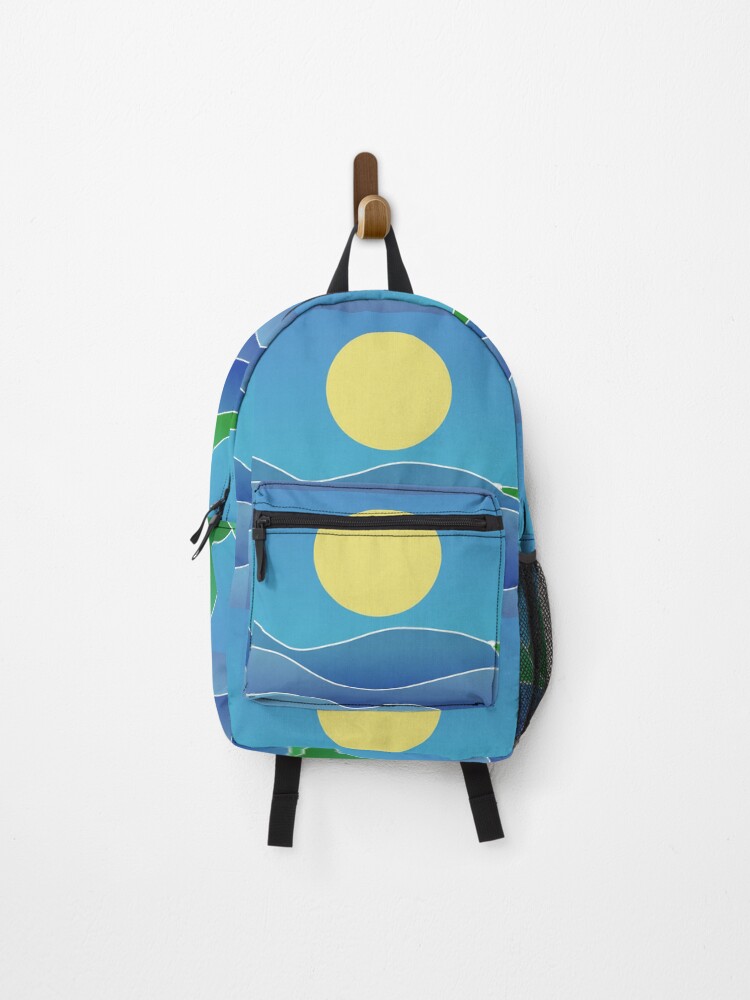 Thumbnail 1 of 3, Backpack, Blue designed and sold by Figstran.