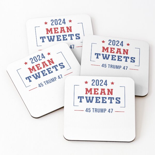 Item preview, Mean Tweets 2024 45 Trump 47 designed and sold by RedQuality.