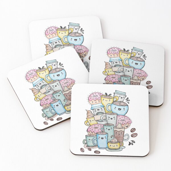 Item preview, cute cafe art designed and sold by WitheredSparkle.