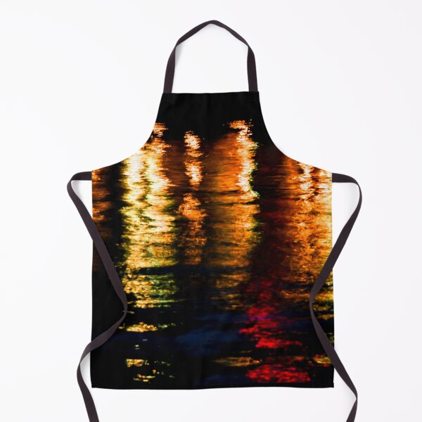 Item preview, Colourful City lights reflection off the water surface designed and sold by James-Cole.