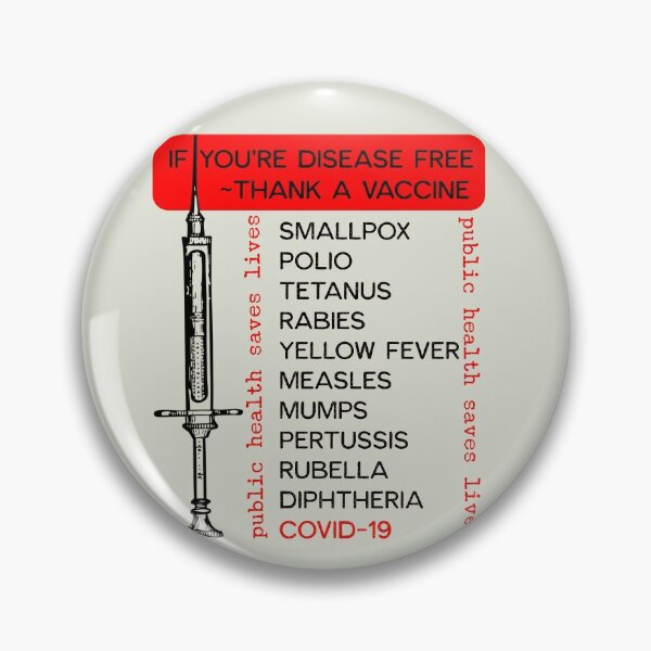 Item preview, thank a vaccination  designed and sold by sandpiperstudio.