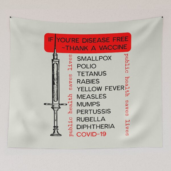 Item preview, thank a vaccination  designed and sold by sandpiperstudio.