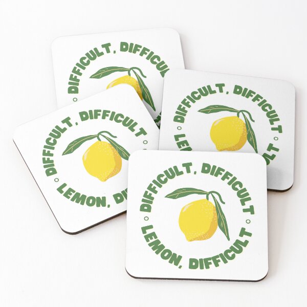 Item preview, Difficult, difficult, lemon, difficult designed and sold by Broken Shield.
