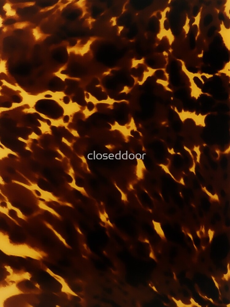 polished tortoise shell art deco phone case by closeddoor