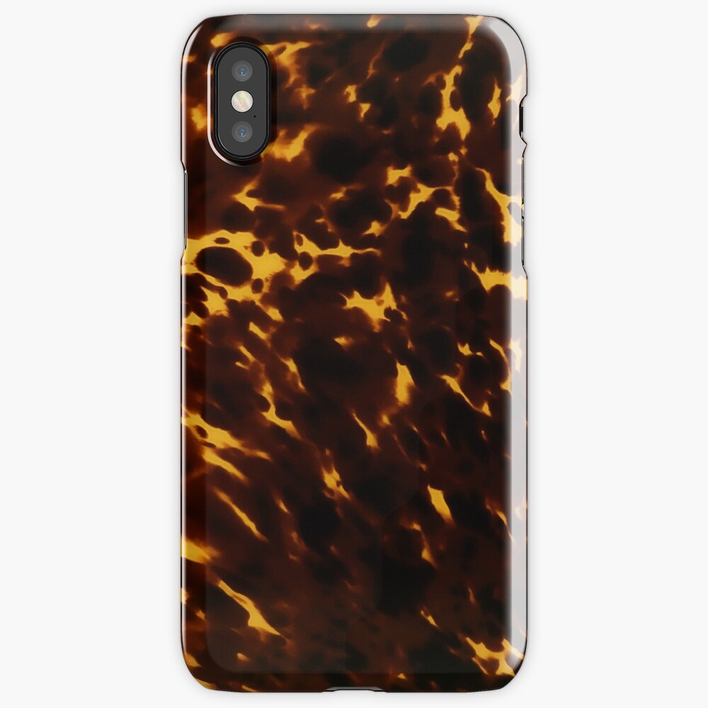 polished tortoise shell art deco phone case iPhone Case