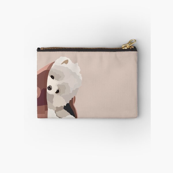 Item preview, Pomeranian Puppy in Blanket Dog Portrait Digital Illustration designed and sold by sherylwylie.
