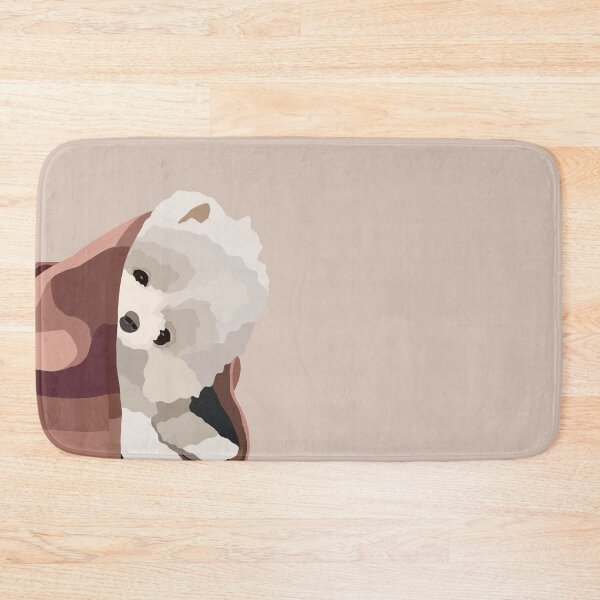 Item preview, Pomeranian Puppy in Blanket Dog Portrait Digital Illustration designed and sold by sherylwylie.