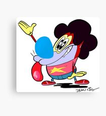 Stimpy Universe Canvas Print