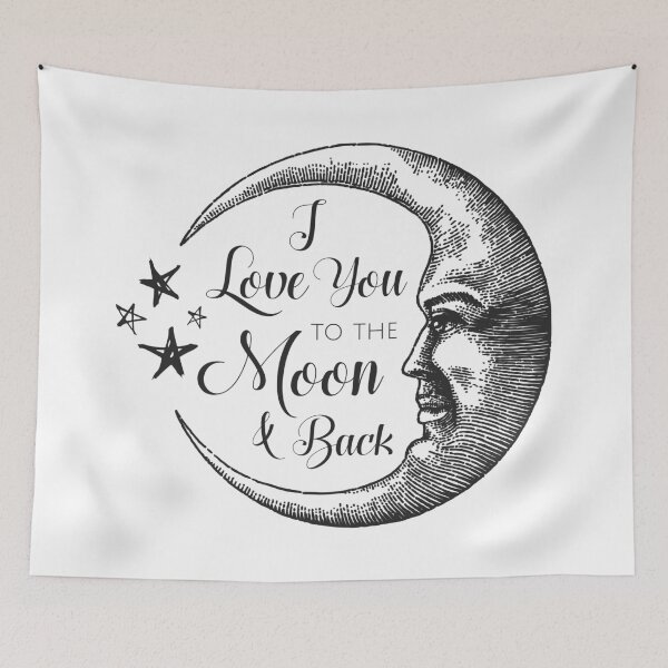 Item preview, To the Moon & Back designed and sold by MyDesignRox.