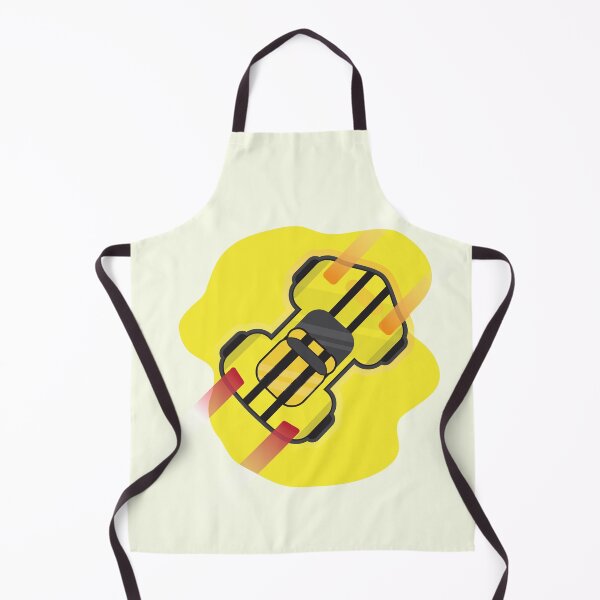 Item preview, Yellow car top view cartoon art-speed in your life designed and sold by feel-free-store.