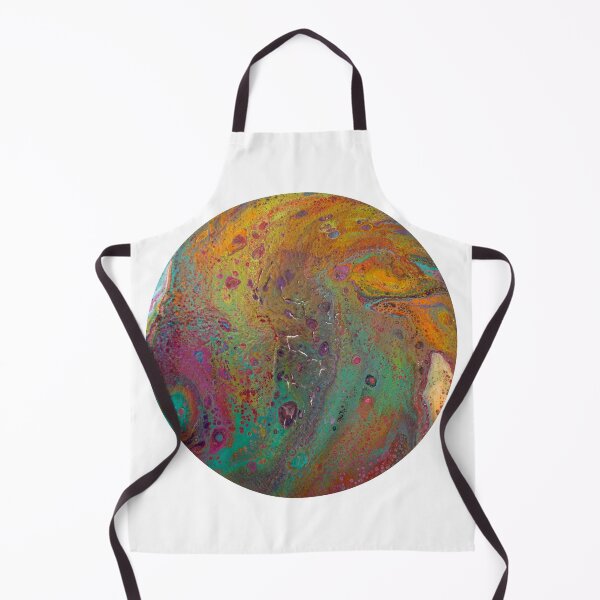 Item preview, Round orange/green flow designed and sold by Rebecca-Art.