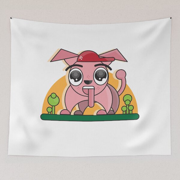 Item preview, Cute Dog illustration art with adorable eyes designed and sold by feel-free-store.