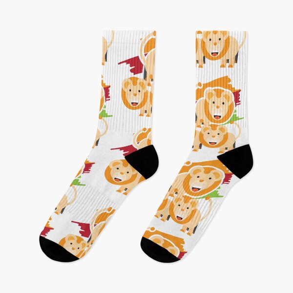 Item preview, Cute lion art - abstract colors and shape with fun designed and sold by feel-free-store.