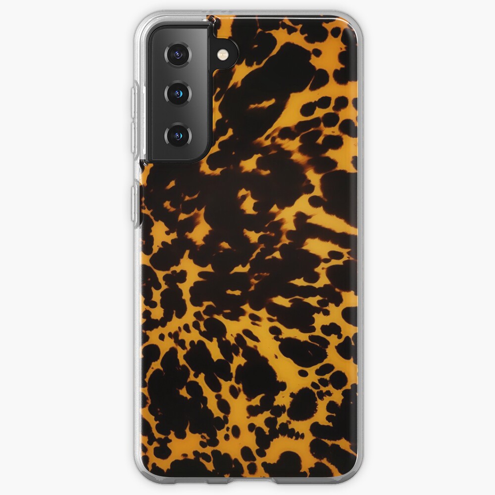polished tortoise shell art deco phone case Samsung Galaxy Phone Case