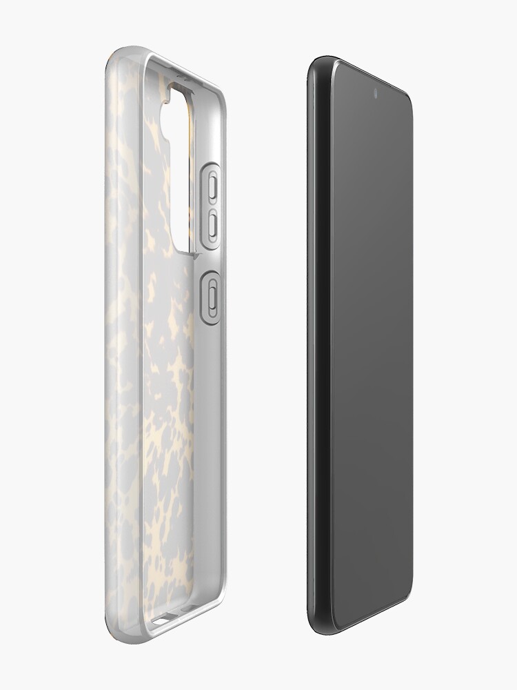 Alternate view of polished tortoise shell art deco phone case Samsung Galaxy Phone Case