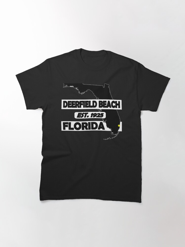 Alternate view of DEERFIELD BEACH, FLORIDA EST. 1925 Classic T-Shirt