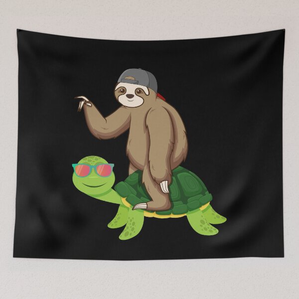 Item preview, Sloth riding turtle we'll get there when we get there designed and sold by My-Best-Life.