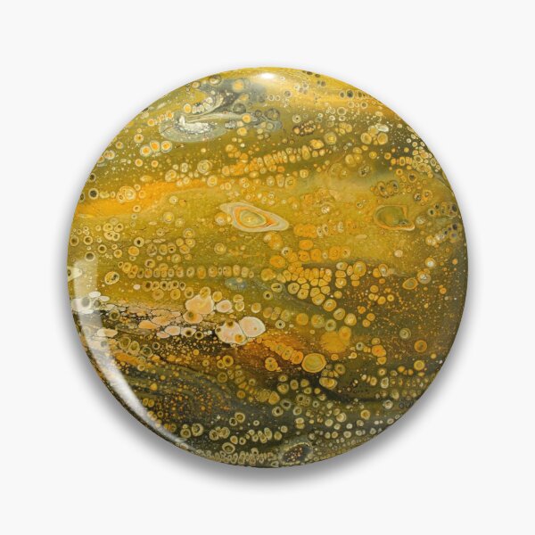 Item preview, Round gold flow designed and sold by Rebecca-Art.