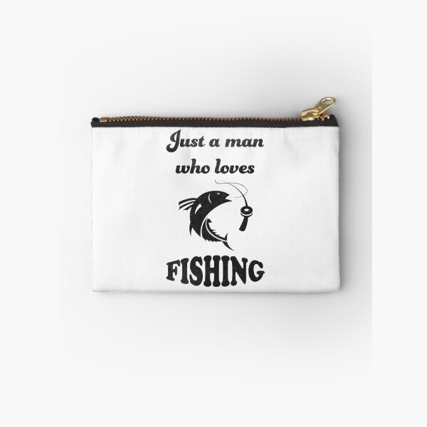 Item preview, Just A Man Who Loves Fishing designed and sold by geminivibe.