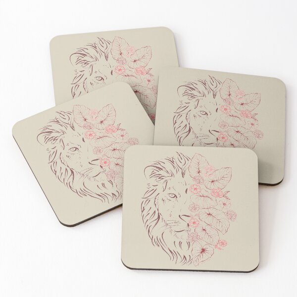 Item preview, African Lion Line Art designed and sold by SoupSouka.