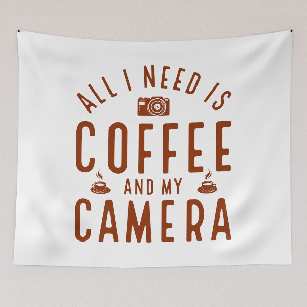 Item preview, I need is Coffee and my camera 3 designed and sold by OutLoudDesigns.
