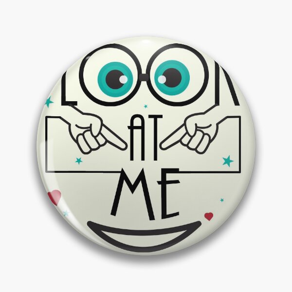 Item preview, look at me funny design art with cute funny eyes designed and sold by feel-free-store.